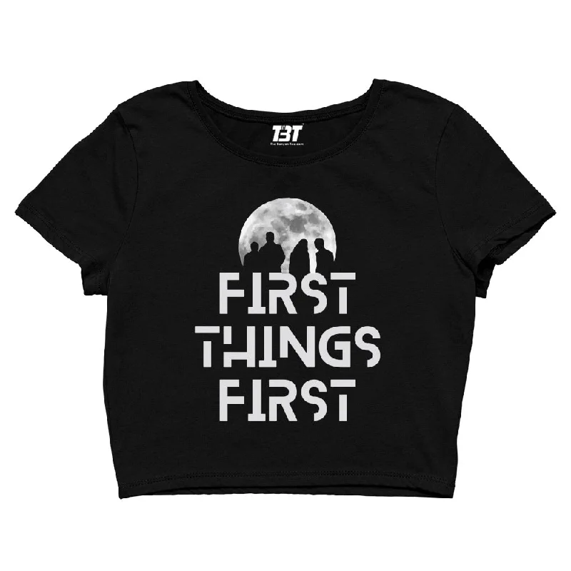 Unbeatable Prices Imagine Dragons Crop Top - First Things First - Believer