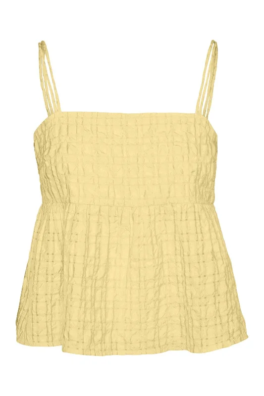 Weekend Bargains to Love Vero Moda - Vmlove Short Singlet Sb6 - 4708495 Mellow Yellow