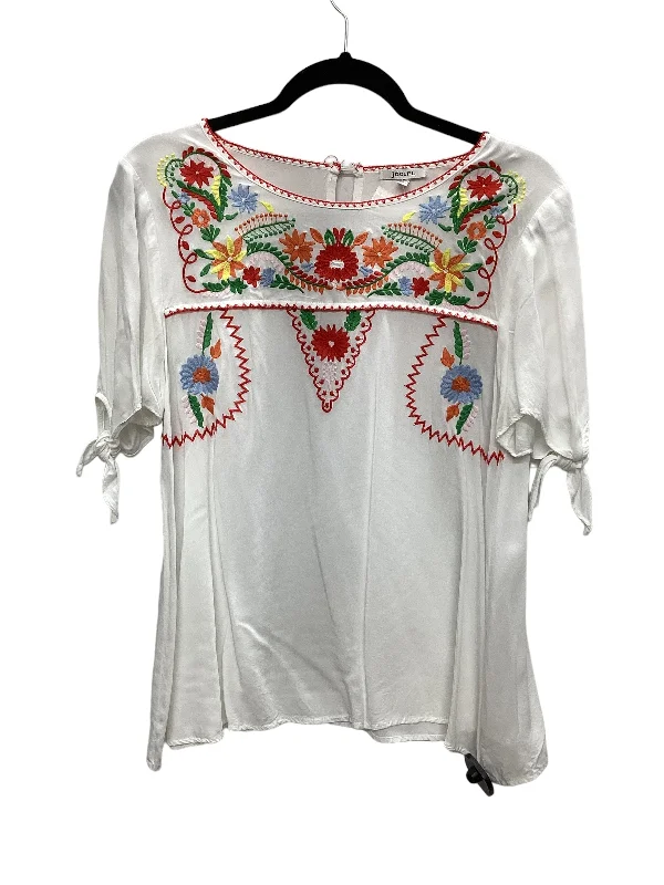 Flash Sale Multi-colored Top Short Sleeve Jodifl, Size S