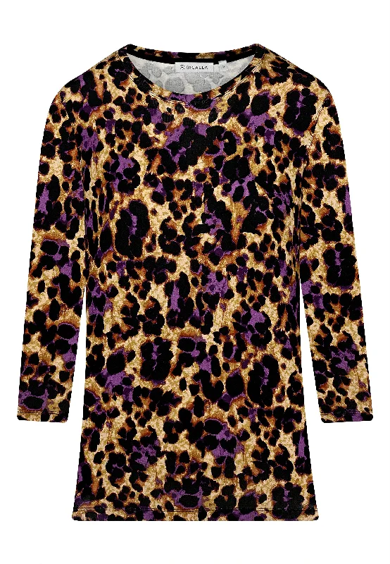 Today's Special Mixed Leopard Print Top