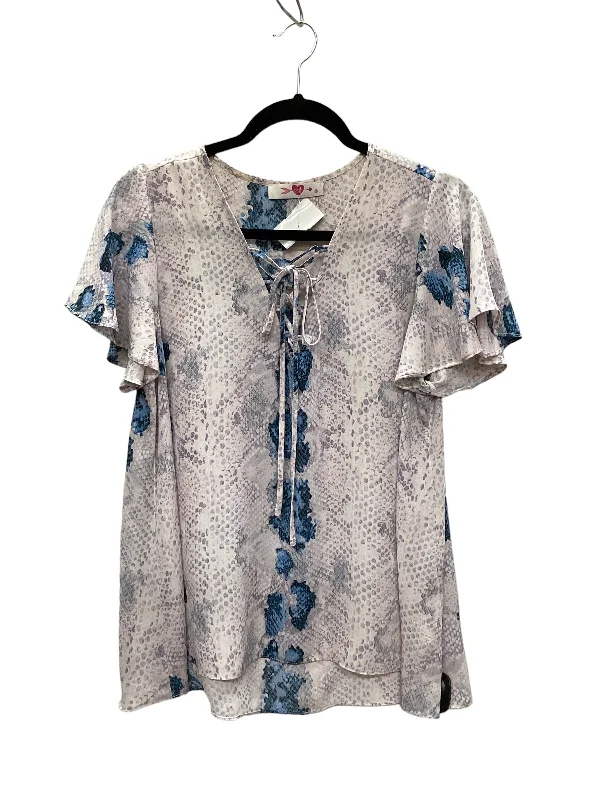 Weekend Deals That Impress Purple Top Short Sleeve Buddy Love, Size M