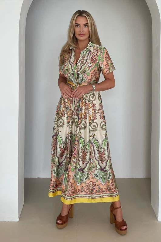 Weekend Bargains to Sizzle Aurora Maxi Shirt Dress