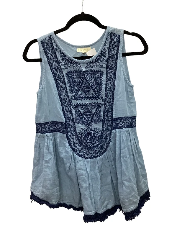 Clearance Items Blue Top Sleeveless Clothes Mentor, Size Xs
