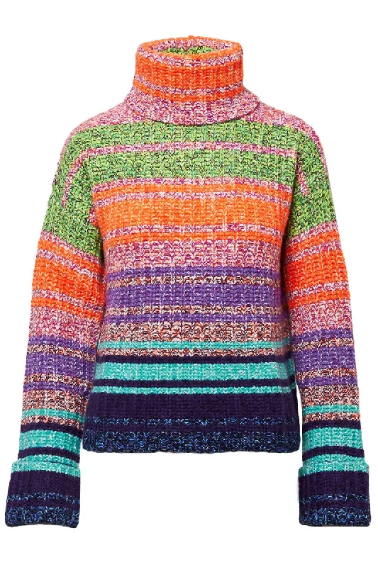 Weekend Bargains to Enjoy Gradient Marled Cowl Neck