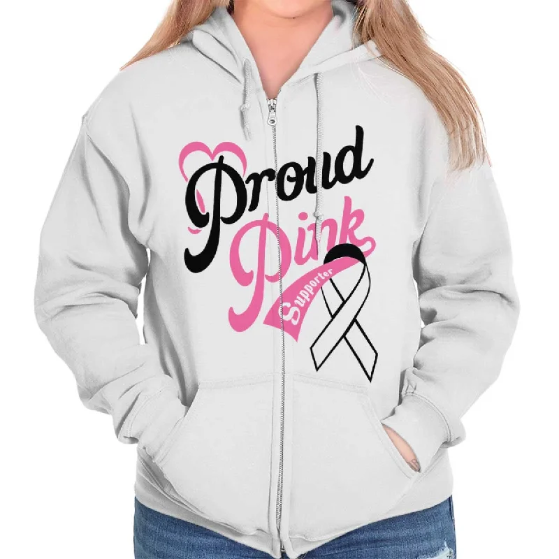 Half Price Breast Cancer Awareness Zip Hoodie