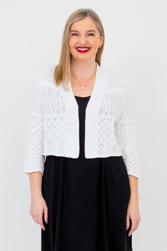 Anniversary Sale Aldi Sweater, White, Cotton