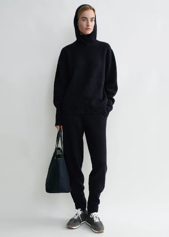 Weekend Deals That Excite Hooded cashmere sweatshirt navy