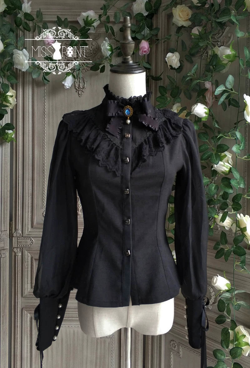 Weekend Shopping Made Better Miss Point~Rose Doll~Elegant Lolita Mutton Sleeve Blouse