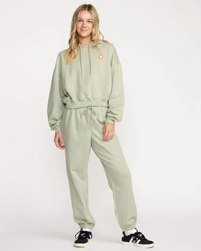 Weekend Bargains to Indulge In Stone Dream Fleece Pants - Sage