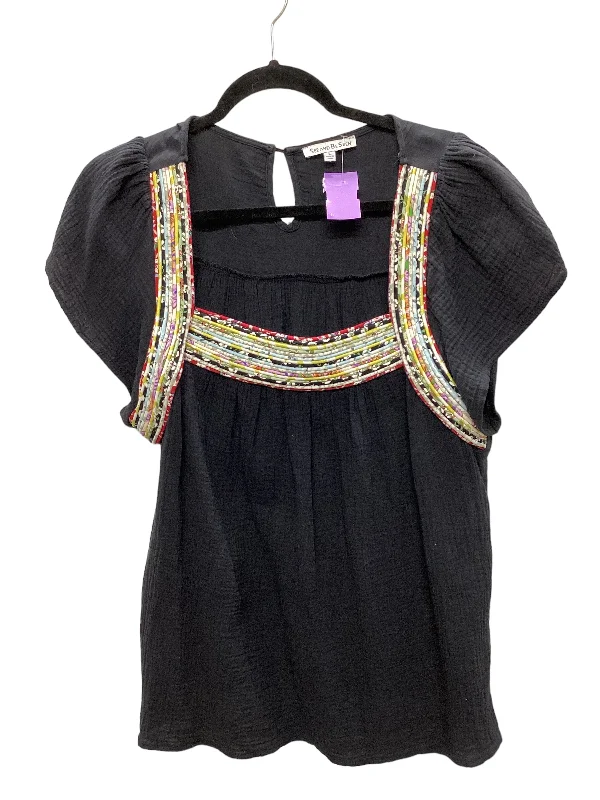 Stock Up Black Top Sleeveless Clothes Mentor, Size L