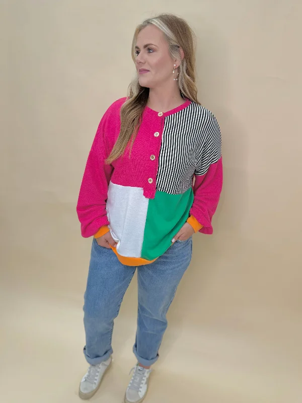 Take Advantage Color Me Block Top