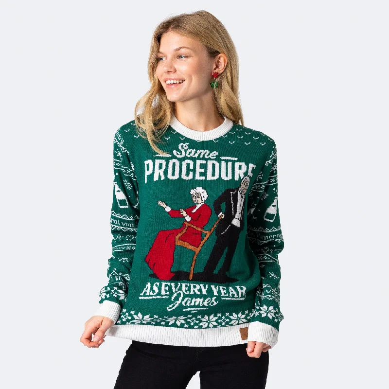 Unmissable Offer Same Procedure as Every Year Weihnachtspullover Damen