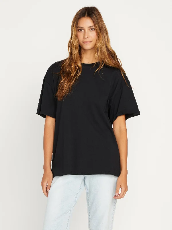 Weekend Savings Delight Stones Throw Solid Tee - Black