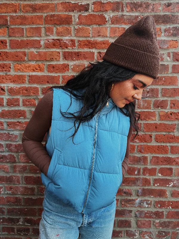 Weekend Savings Spree Cloud Crop Puffer Vest
