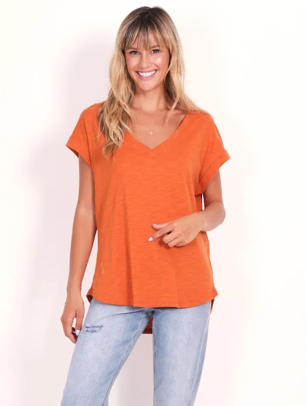 New Deal Elsa Tee - Rust