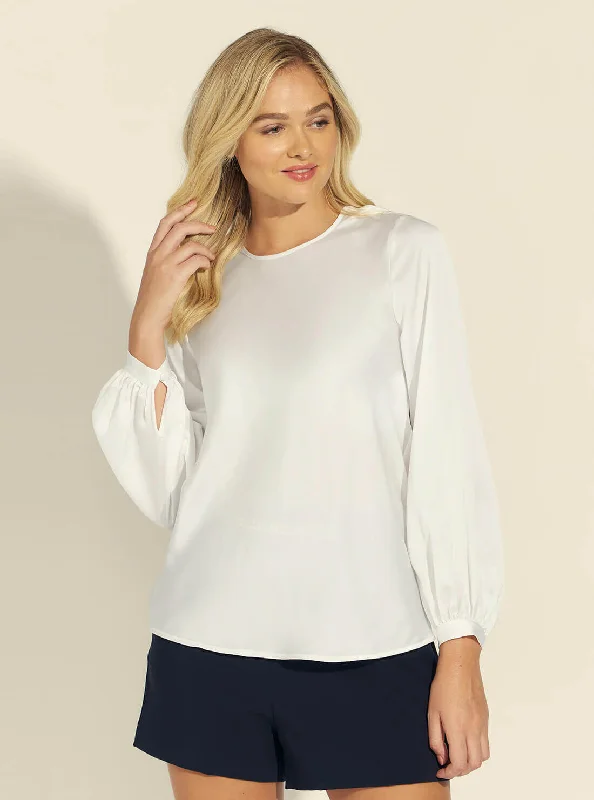 Weekend Specials You Can't Miss Marciano White Serene Blouse