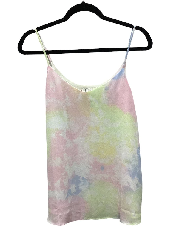 Bargain Prices Tie Dye Print Top Sleeveless Hippie Rose, Size L
