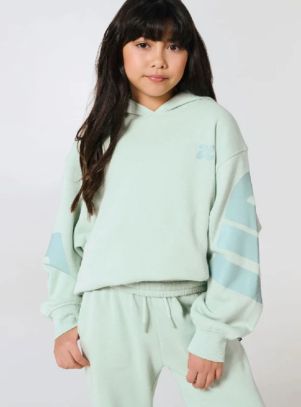 Super Sale Kids Upstage Logo Freestyle Oversized Hoodie Mint