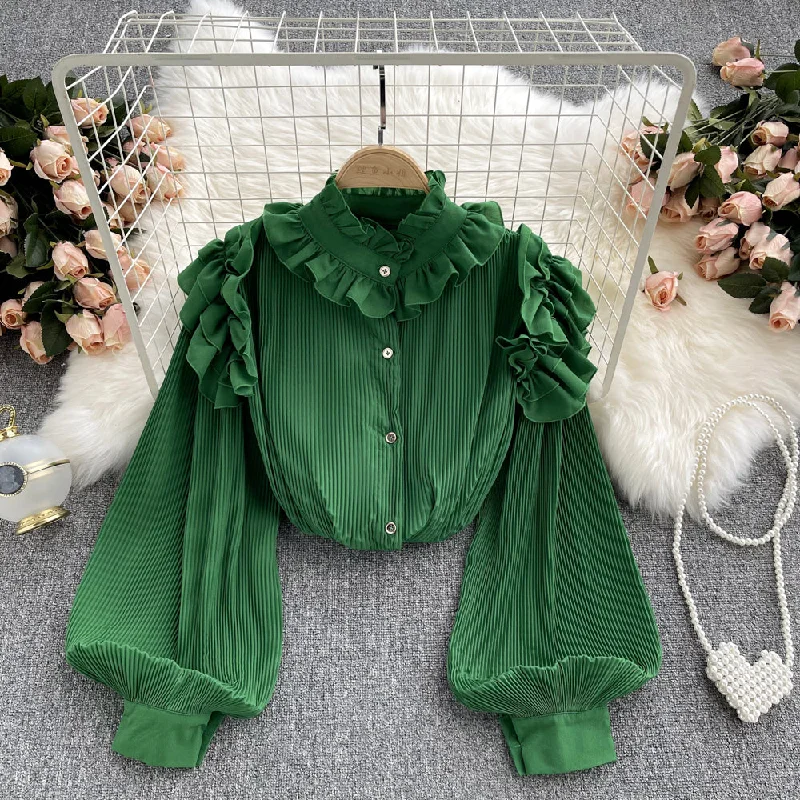 Hurry Up Cute chiffon top     S204
