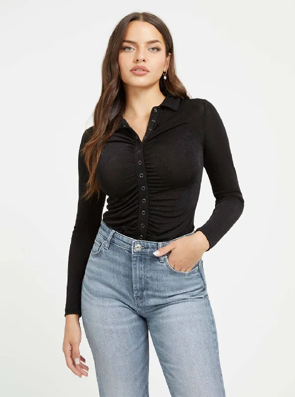 Weekend Specials to Grab Black Milana Long Sleeve Top