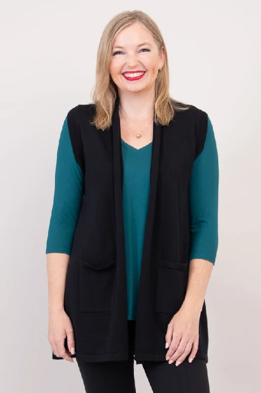 Hot Deal Jude Cardigan, Black, Cotton