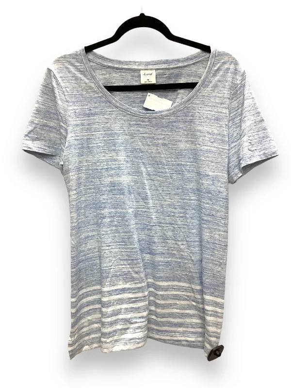 Markdowns Blue Top Short Sleeve Basic Soma, Size M