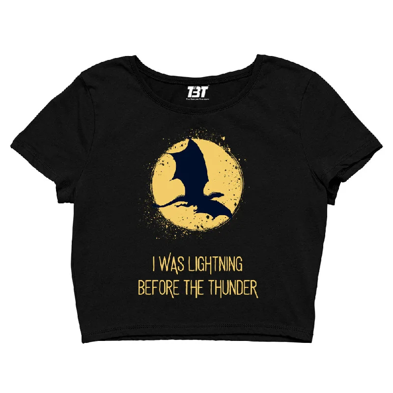 Clearance Event Imagine Dragons Crop Top - I Was Lightning Before The Thunder