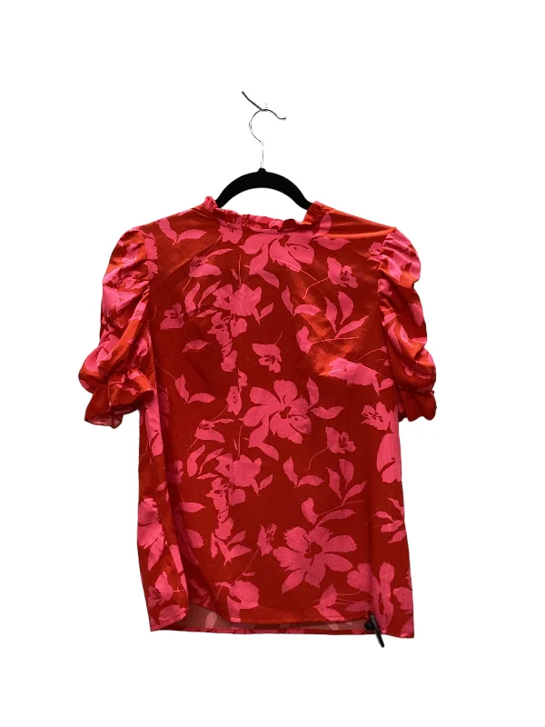 Mega Discount Red Top Short Sleeve Shein, Size S