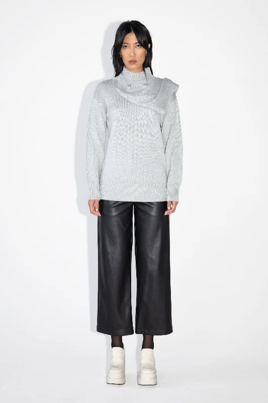 Closeout Modular Scarf Sweater
