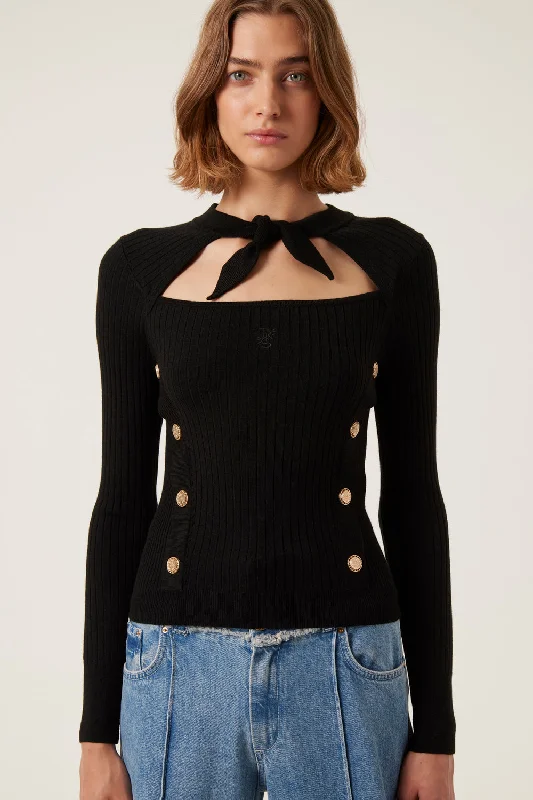 Final Clearance Pullover Manta Black