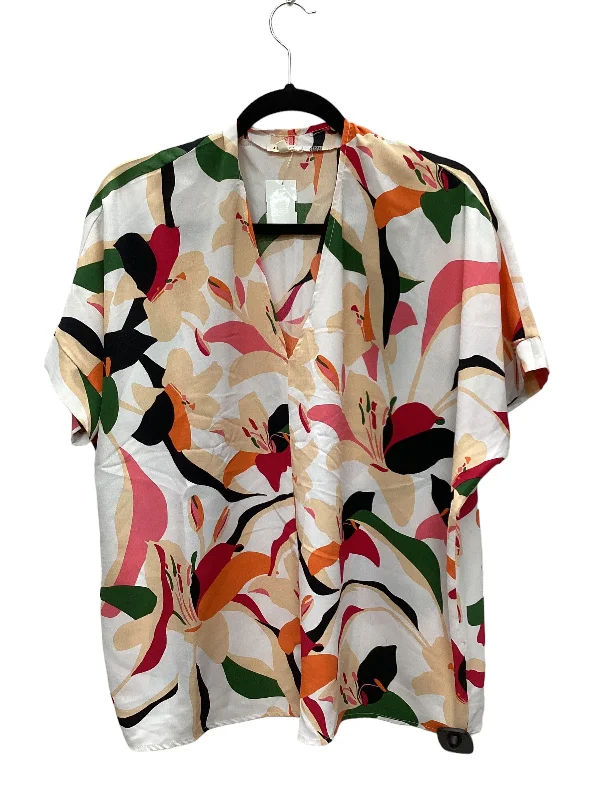 Seasonal Sale Multi-colored Top Short Sleeve Jodifl, Size S