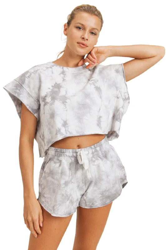 Don't Wait Mono B Tie Dye Super Crop Top KT11709