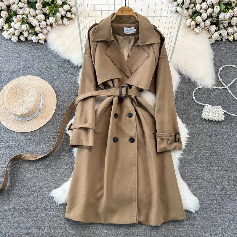 Steals and Deals Casual Fashion Mid-Length Over-the-Knee Jacket    S4005