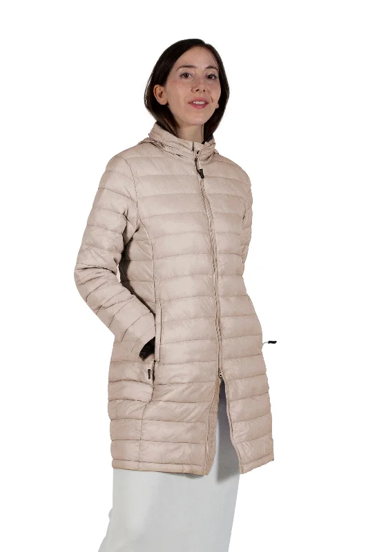Great Deals La Cera Lightweight Quilted Puffer Coat