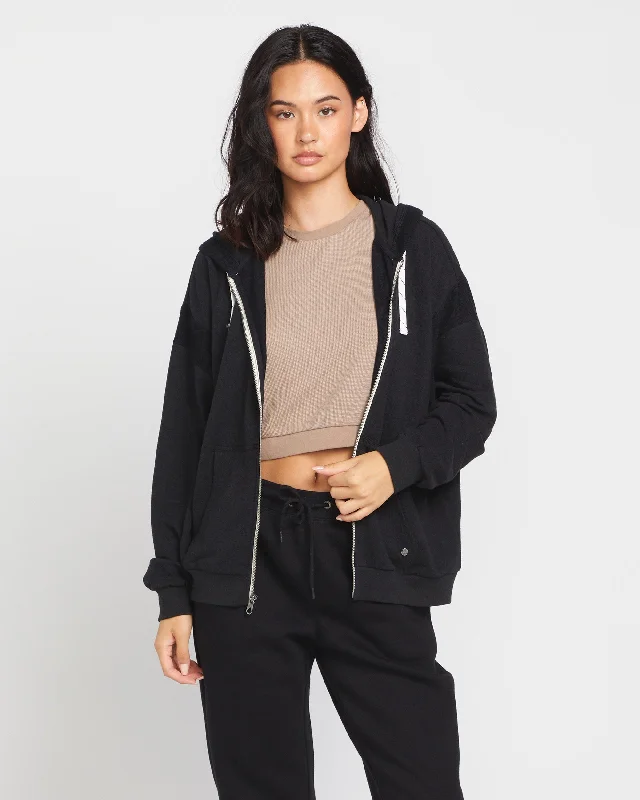 Weekend Sale: Don't Miss Out Lived in Lounge Frenchie Zip Hoodie - Black