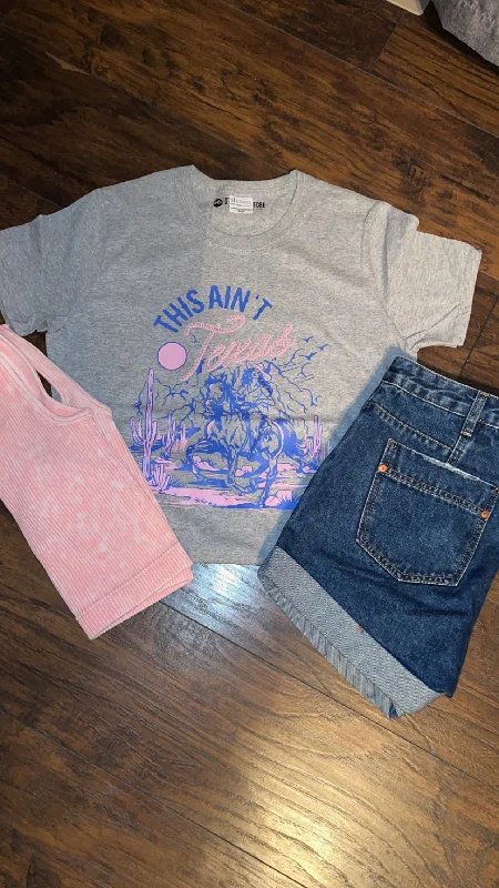 Price Blitz This Aint Texas Tee-Grey