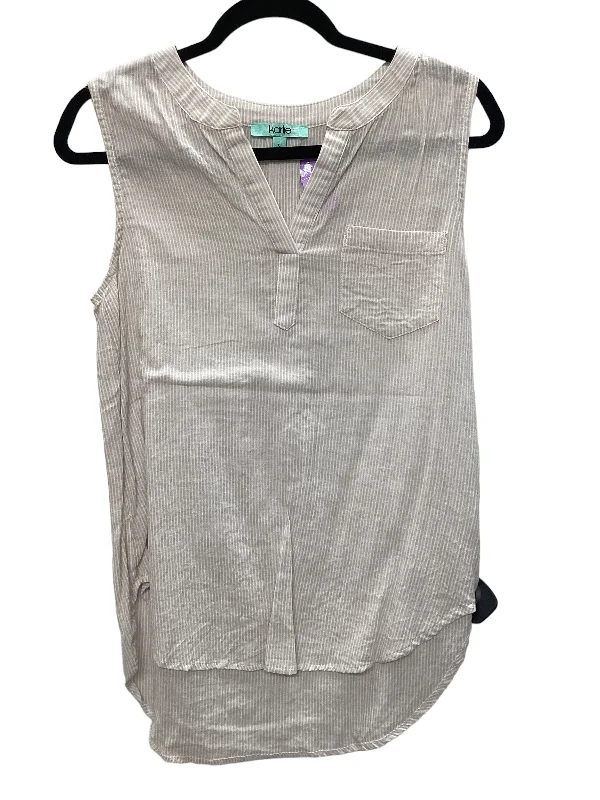 Markdown Madness Cream Top Sleeveless Karlie, Size S