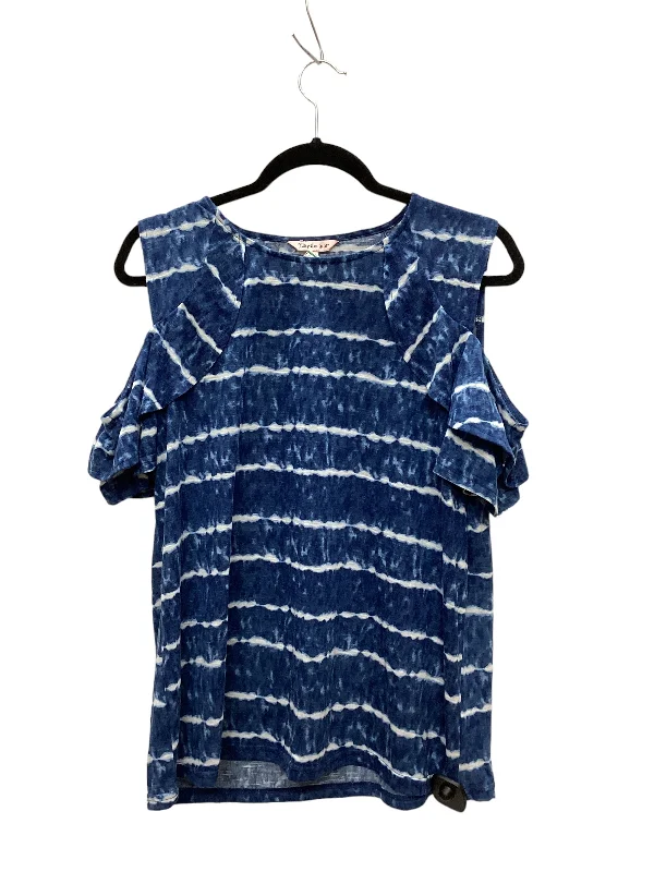 Instant Deal Tie Dye Print Top Short Sleeve Basic Juicy Couture, Size Xl