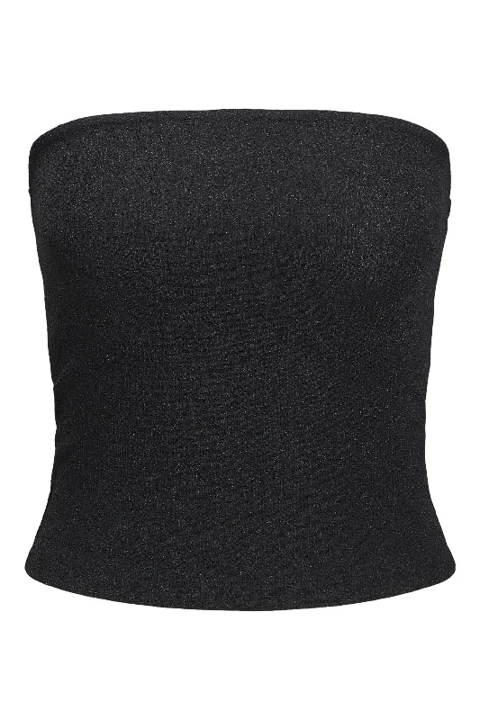 Final Markdown Jjxx - Jxsigga Glitter Bandeau Top - 4631917 Black