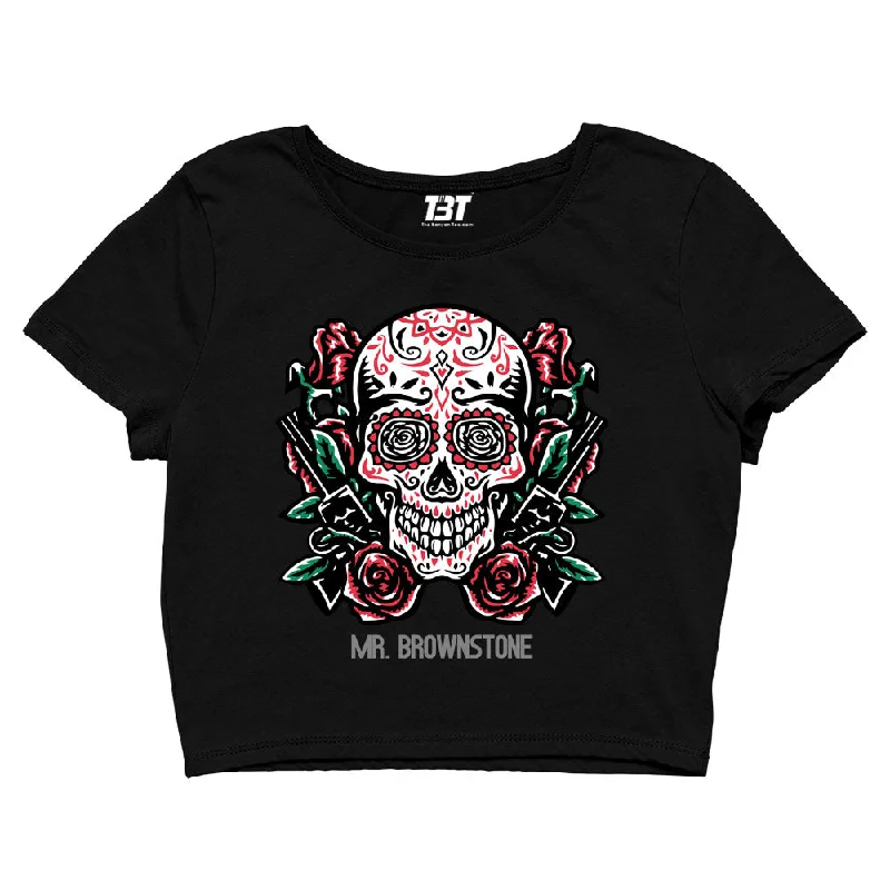 Friends and Family Sale Guns N' Roses Crop Top - Mr. Brownstone