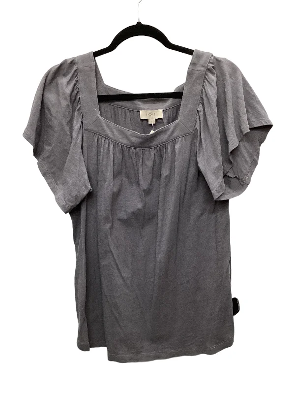 Overstock Clearance Top Short Sleeve By Loft  Size: M