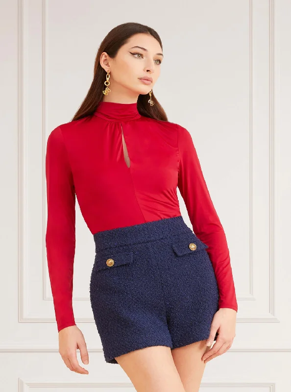 Weekend Bargains Just for You Marciano Red Lucy Bodysuit Top