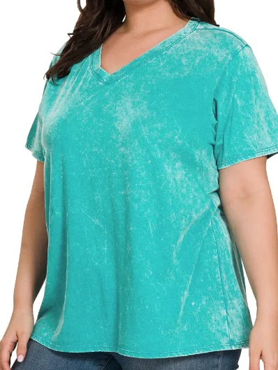 Sale Event The Angola Acid Tee-Plus Teal