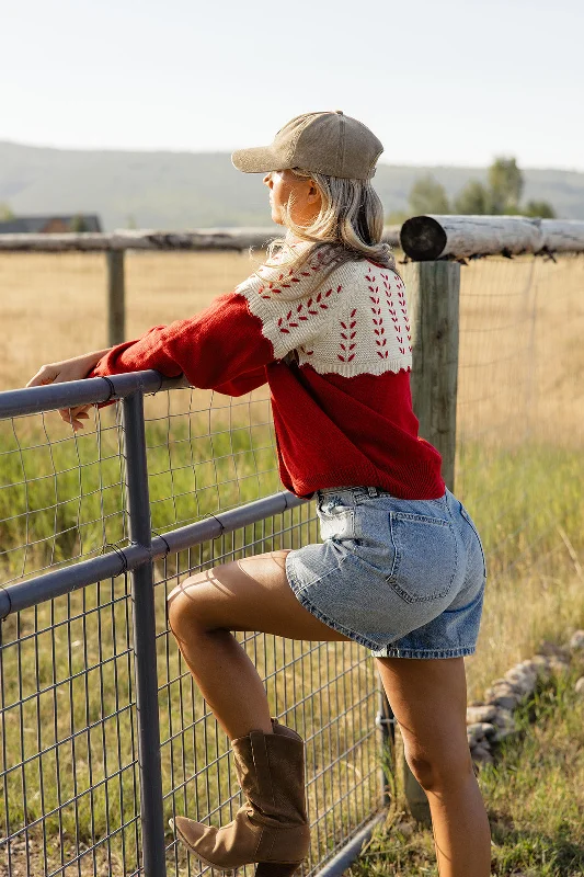 Weekend Discounts You Deserve The Other Side Colorblock Cardigan