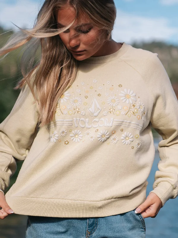 Midnight Madness Truly Deal Crew Sweatshirt - Khaki