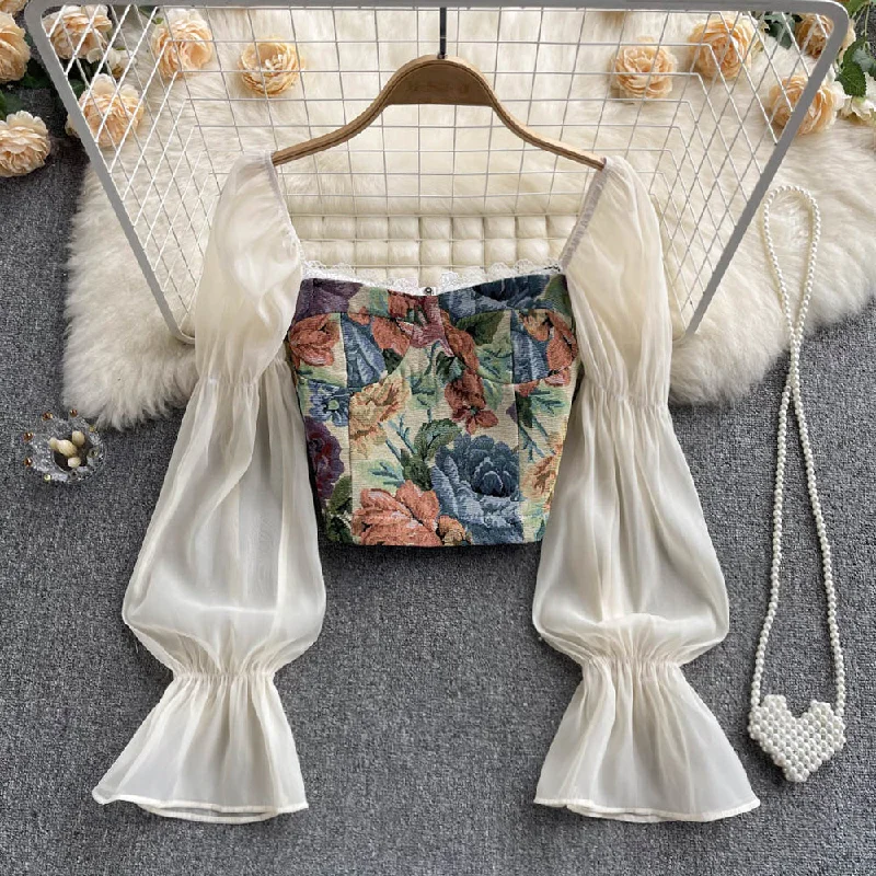 Savings Galore Cute printed long sleeve top     S154