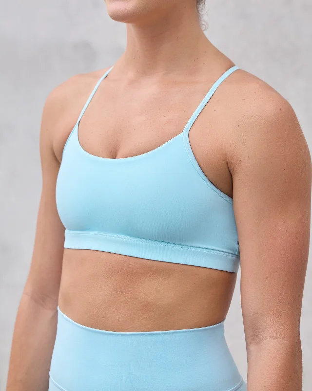 Deal Alert Glow Sports Bra - Crystal  Blue