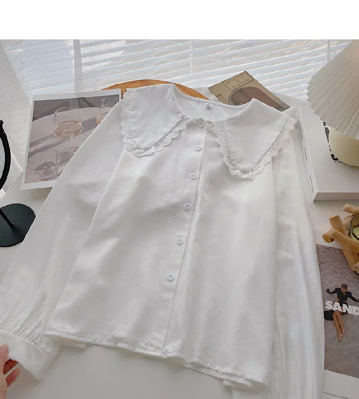 Final Offer New Korean slim and age reducing foreign style long sleeved top  6379