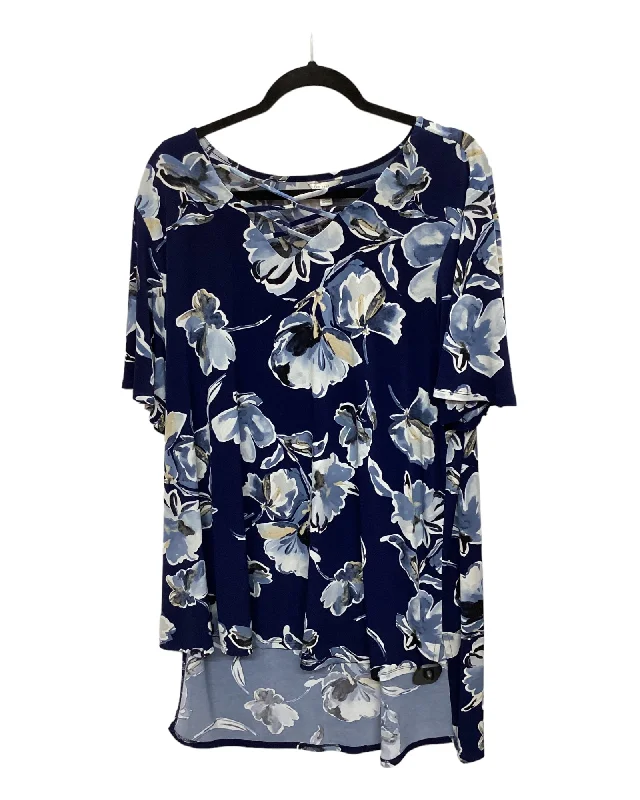 Weekend Bargains to Cherish Top Short Sleeve By Cato  Size: Xl