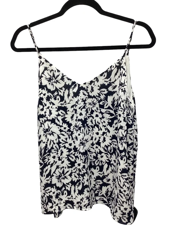 Weekend Savings Spectacular Navy Top Sleeveless H&m, Size S